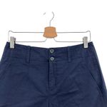 Vince  Chino Shorts High Waist Cotton Navy Blue Size US 8 Photo 1