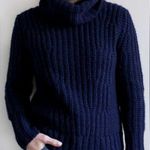 Banana Republic  Made Of Italian Yarn Alpaca & Wool Thick Knit Turtleneck  Sz XS Photo 0