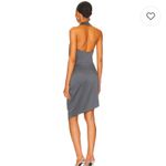 Elliatt Revolve  Gray Halter Asymmetrical Dress Photo 2