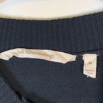 Soft Surroundings Soft Surrounding Black Long Sleeve Ruffled Blouse Mockneck Size Med EUC #2770 Photo 4