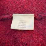 Eileen Fisher Wool Mohair Cashmere blend Drape Cardigan Red Purple Sz S Photo 6