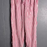 Rails  Pink/Red and White Striped Long Sleeve Pajama / Lounge Set in size  XSmall Photo 4