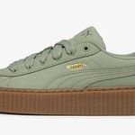 Puma X Fenty Creeper Phatty Nubuck ' Green Fog' Gum Women's Size 7.5 Rihanna New Photo 2