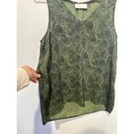 BRAEVE Dark Green Abstract Design Sleevelss Flowy Tank Top size Small Photo 2