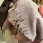 Moulinette Soeurs Anthropologie Strapless Lavender Printed Dress w/ sash Sz4 Photo 11