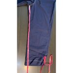 prAna Navy Blue Wide Leg Cropped Pants Size L Cotton Nylon Blend Casual USA VTG Photo 9