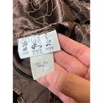 Vintage Y2K Love Peace Soul Brown Flower Print Maxi Skirt Size 7 Photo 6