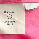 J.Crew 00s Vintage Pink Linen Stretch Waist Paper Bag Skirt Photo 7