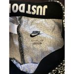 Nike Leggings Womens Small Black White Allover Print Cotton Blend Swoosh Yoga Photo 7