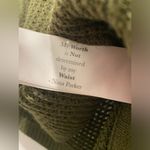 Nina Parker Knit Olive Green Scoop Neck Crop Tank Top Sweater - 1X (14) Photo 10