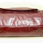 Badgley Mischka Burgundy Leather Shoulder Bag Tote Side Pockets Hang Tag XC Photo 5