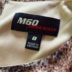 Miss Sixty Animal Print Brown M60  Sleeveless Fit And Flare Midi dress Sz 8 Photo 1