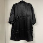 Diana Hand Embroidered Black Silk Open Front Kimono Womens Cardigan Womens S Photo 3