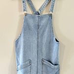 SO light wash denim overall denim jean dress Photo 0