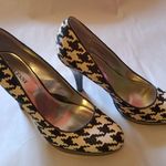 Alfani high heels black & white dyed cow fur, hair calf 8.5 Photo 0