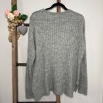 Abercrombie & Fitch Gray Long Sleeve Oversized Sweater Size Small Photo 4