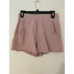 Lululemon  LA Sweat Short Mink Berry Baby Pink Cotton Terry Soft EUC 6 Lounge Photo 5