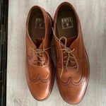 Frye  Mens James Lug Brown Leather Oxford Dress Shoes Wingtip Size 12 Photo 2