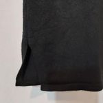 JM Collection Petite Black Knit Sleeveless Mock Neck Turtleneck Sweater Tank Top Photo 3