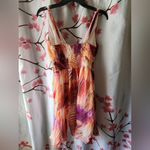 Day & Night NWT Multicolor Tropical Vneck Rhinestone Dress Size Small Photo 1