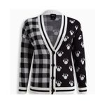 Torrid 2 Disney Minnie Mouse Black & White Jacquard Cardigan Plus Size 2x Photo 8