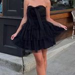 Love Shack Fancy Black Faron Mini Dress 2 Photo 0