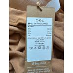 NWT OGL Eco Mousse Surplice Long Sleeve Top Size Small Cinnamon Buff Brown Photo 7