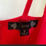 Iris - Beautiful Red Double Strap Cocktail Dress with Ruffled Neckline! ♥️♥️ Photo 2