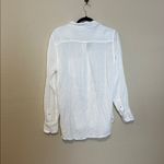 J.Crew  Garcon Classic Double Gauze Shirt White Button-Up Long Sleeve‎ Top Photo 4