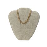 Gold Tone Layered Hat Chain Star Crystal Charms Dainty Sparkle New Photo 1