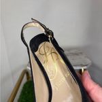 J.Renee Black Cierra Slingback Heels with Pointed Toe Size 7M Photo 5