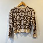 Ultra Flirt “Love” Brown Cardigan Photo 4