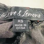 For Love & Lemons Melrose Polka Dot Dress Black Red Ruched Satin Blogger Fave Photo 6