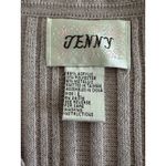 Baby Pink Plunging Neck L/S Ribbed Sparkle Party Glitter Large‎ Sweater VTG Y2K Photo 2