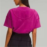 Lululemon Softstreme Gathered T-Shirt magenta purple size 10 Photo 2