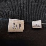 Gap  Black Knit Cotton Blend Open Ribbed Front Long Sleeve Cardigan Sweater Photo 8