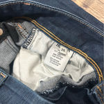 Hudson Jeans 26 Crop Ginny Straight Cuffed Dark Wash Mid Rise Stretch Denim Photo 4