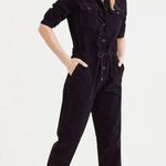 Dockers NWT  LONG SLEEVE CORDUROY Jumpsuit Black Photo 0