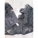 Victoria's Secret NWT  Black Corset Bustier Bra Top Size Small Photo 5