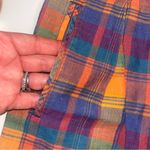 Vintage 90s Plaid Highwaisted Shorts Red Size 12 Photo 3