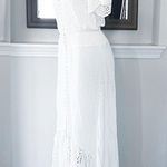 Young Fabulous and Broke YFB “The Everything” Maxi Dress in White Hi-Low Hem Size L New w/Tag Retail $242 Photo 3