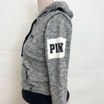 PINK - Victoria's Secret Victoria’s Secret PINK heathered gray hoodie sweatshirt size XS Photo 1