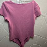 Aerie  Pink Short Sleeve Bodysuit Photo 1