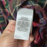 Ralph Lauren Lauren Women Plaid Blouse LongSleeve Surplice Hi-low Shirt size XS Photo 5