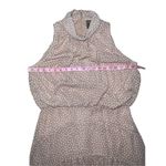 TAYLOR TAN POLKA DOT MOCK NECK MAXI DRESS Tan Size 12 Photo 7