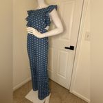 DO+BE  Blue Polka Dot Jumpsuit Size Small.  #174 Photo 2