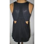 Athleta Womens New Yoga Pilates Bra Top Tank M Black Medium Run Gel Dots Gym Photo 1