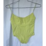 House Of CB Flavia Neon Sculpting Corset Yellow Women’s Size Small Cocktail Date Photo 12
