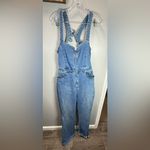 Free People Women's CRVY 2nd Ave One Piece Denim Jumpsuit Size 14 Photo 1