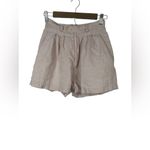 Posse Pierre Pleated 100% Linen Shorts Sz Small Photo 3